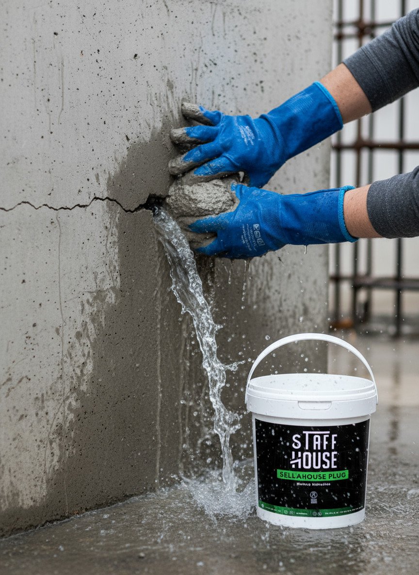 SELLAHOUSE PLUG - Mortero hidráulico fraguado rápido