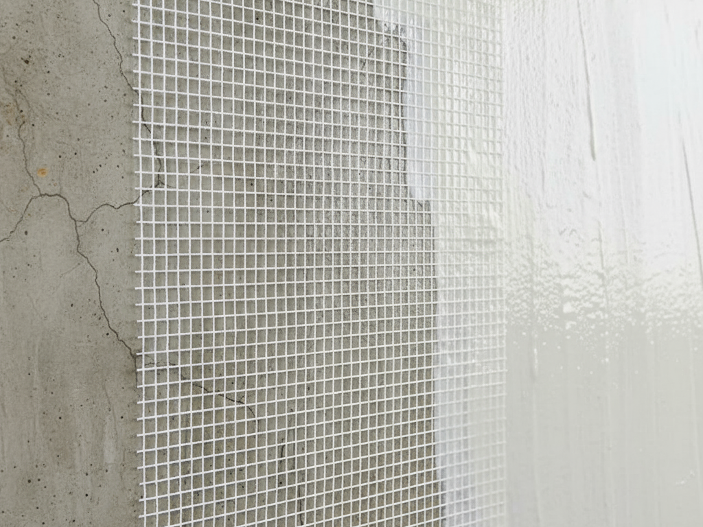 Malla de fibra de vidrio antialcalina